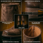 Leather texture on NOIRTIDE Captain Jack Sparrow cosplay boots