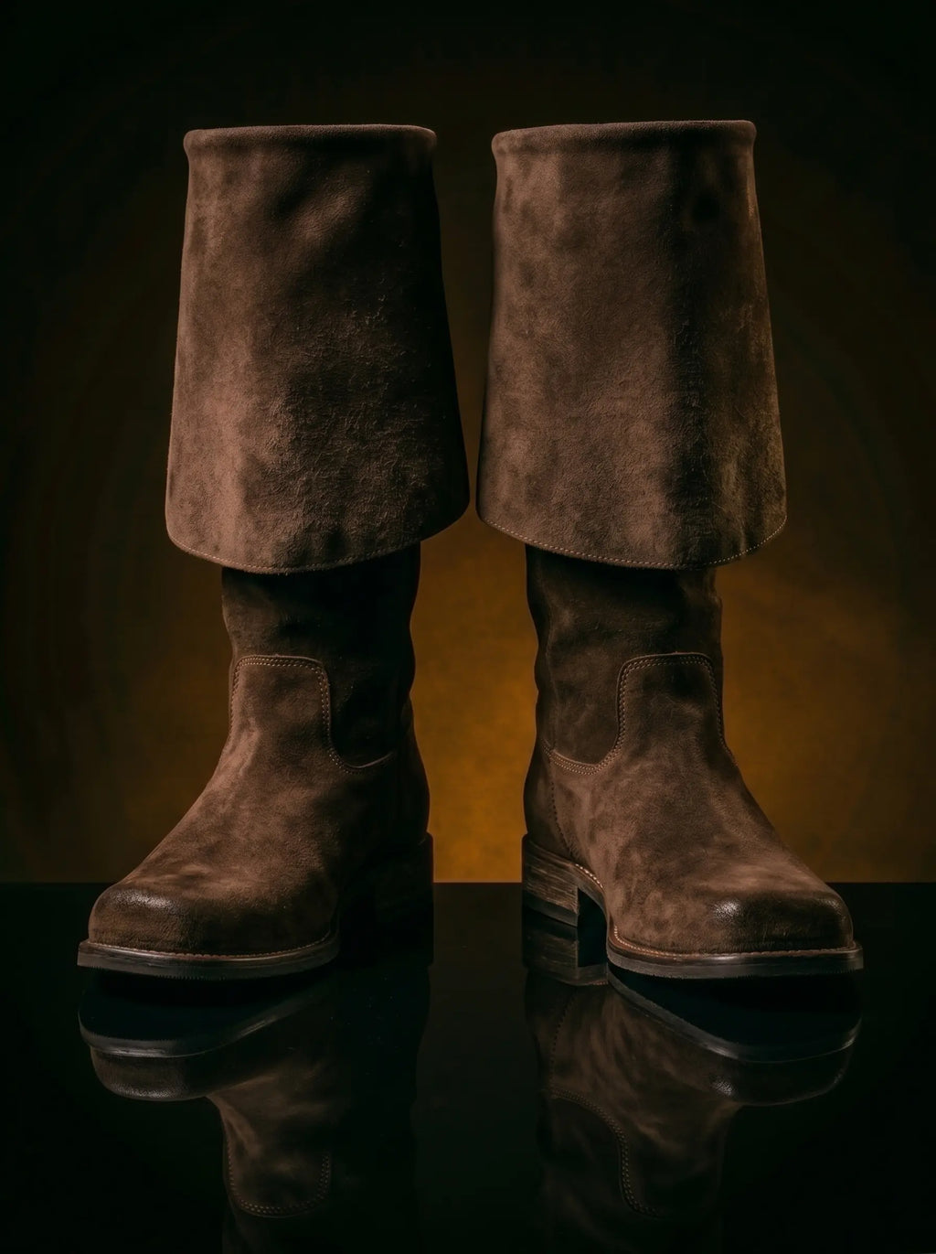 Pair of custom Captain Jack Sparrow boots by NOIRTIDE