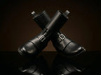 Shaft detail on handmade Cassian Andor Rogue One boots by NOIRTIDE