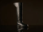 Civil War cavalry dragoon boots in leather — handmade by NOIRTIDE