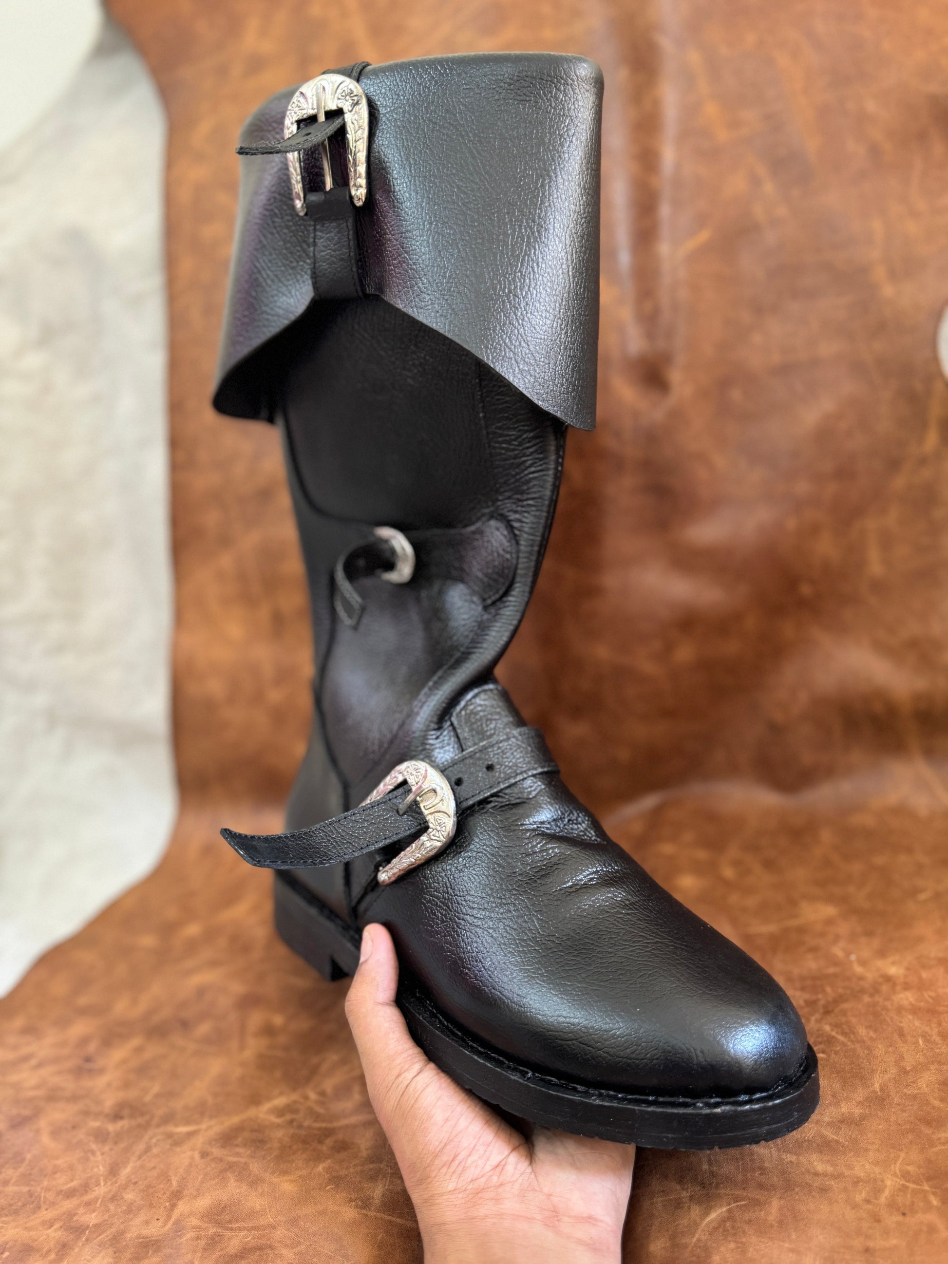 noirtide Custom Made Brigand Boots