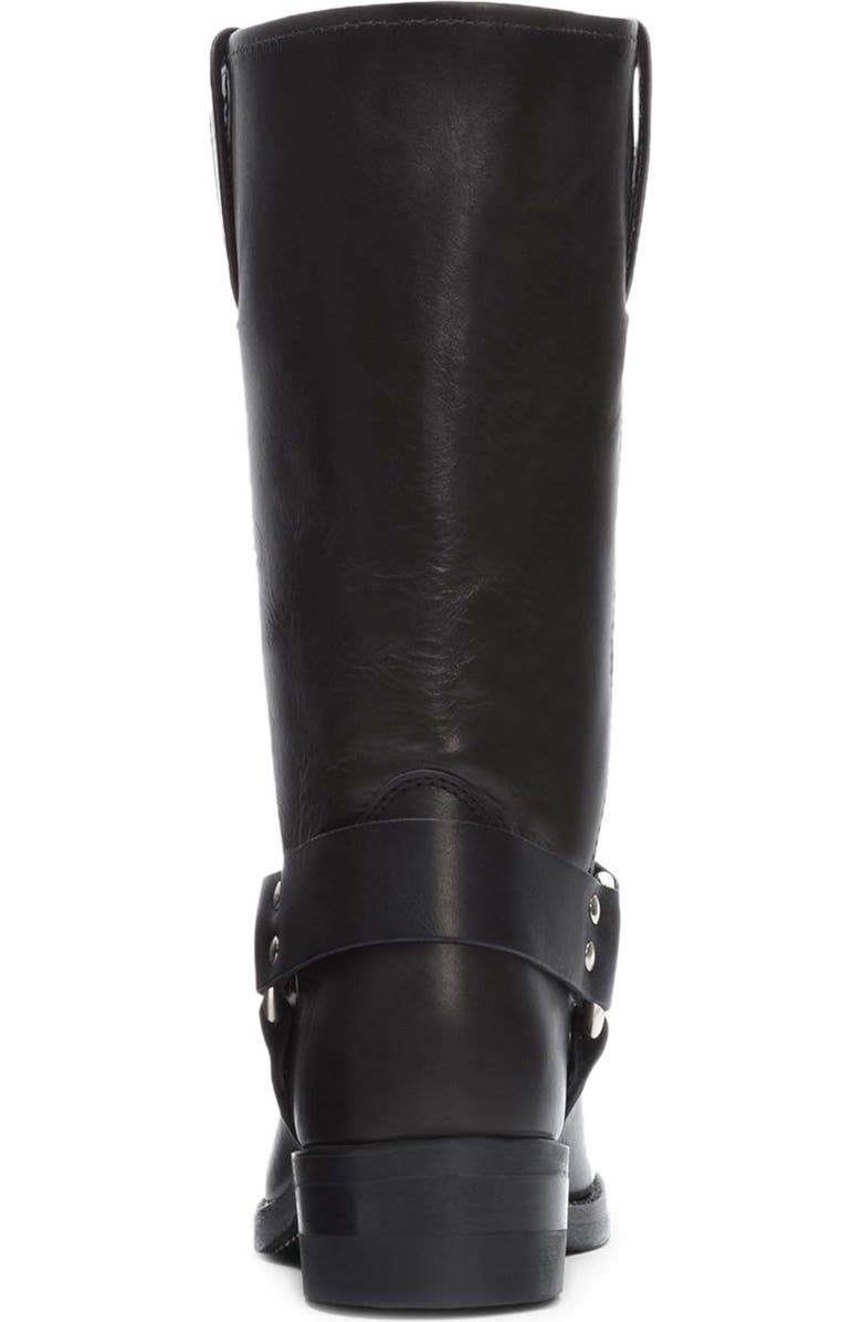 noirtide Custom-Made Claf Leather Ankle High Biker Boots