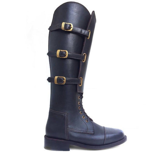 noirtide Custom-Made Custom-Made 1940 U.S. Army Cavalry Lace-up Reproduction Field Boots