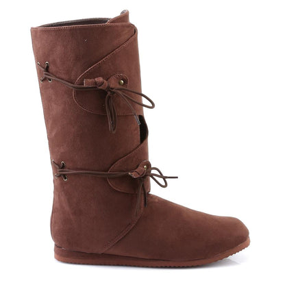 noirtide Custom-Made Dual Strap Renaissance Pull On Ankle Boots