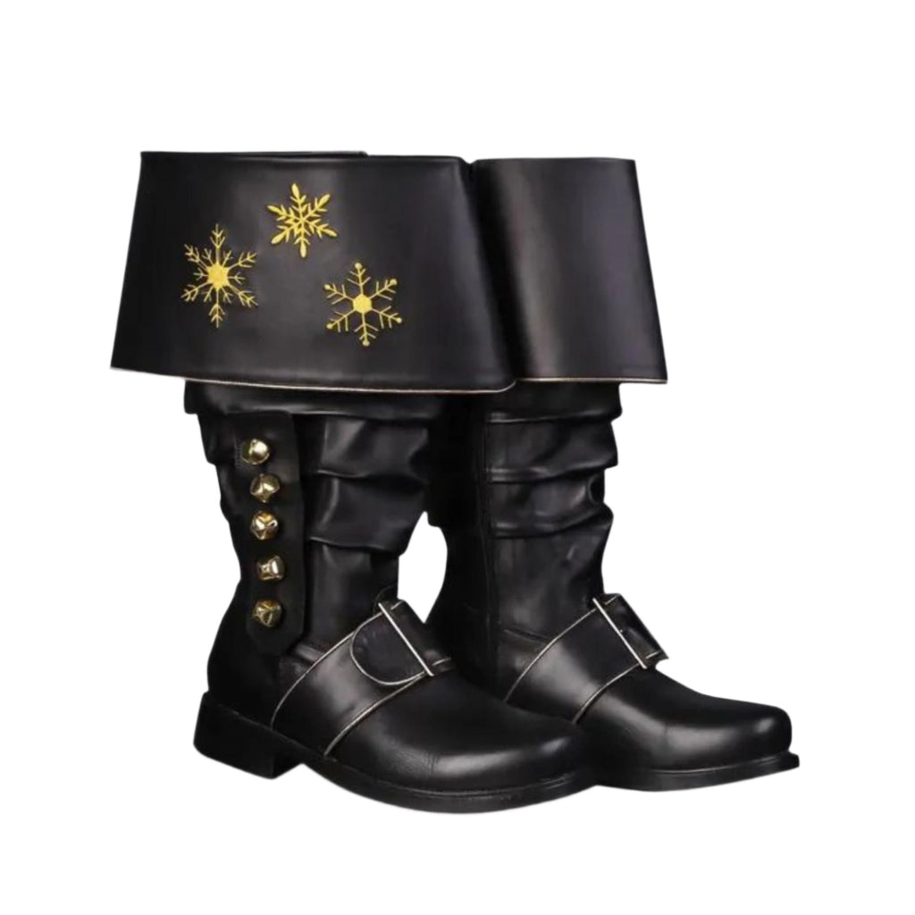 noirtide Custom-Made Embroidery Santa Calus Boots