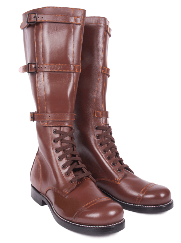 noirtide Custom-Made Fury US Cavalry 3-Buckle Boots
