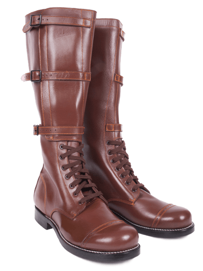 noirtide Custom-Made Fury US Cavalry 3-Buckle Boots