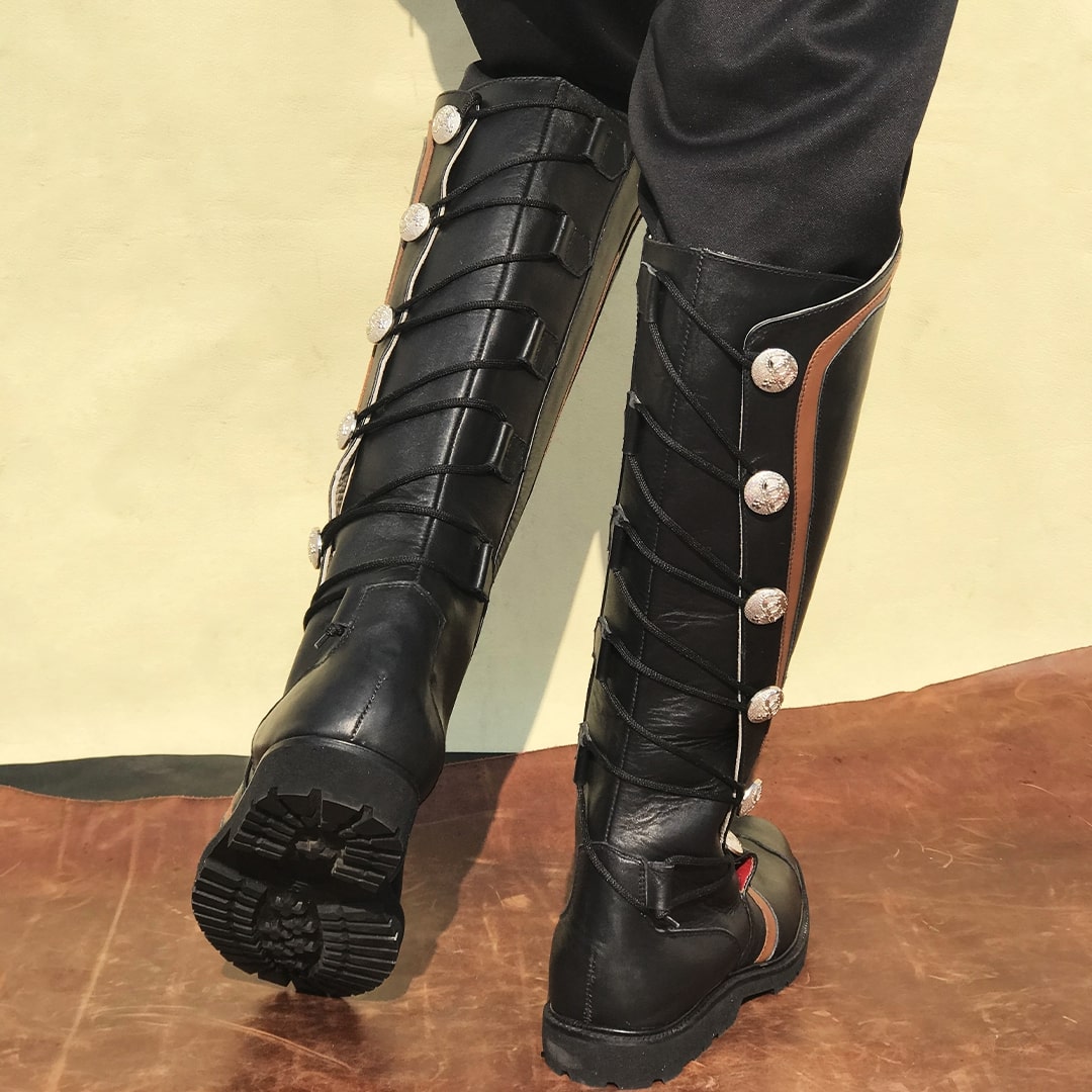noirtide Custom-Made Knee High Custom Renaissance Boots