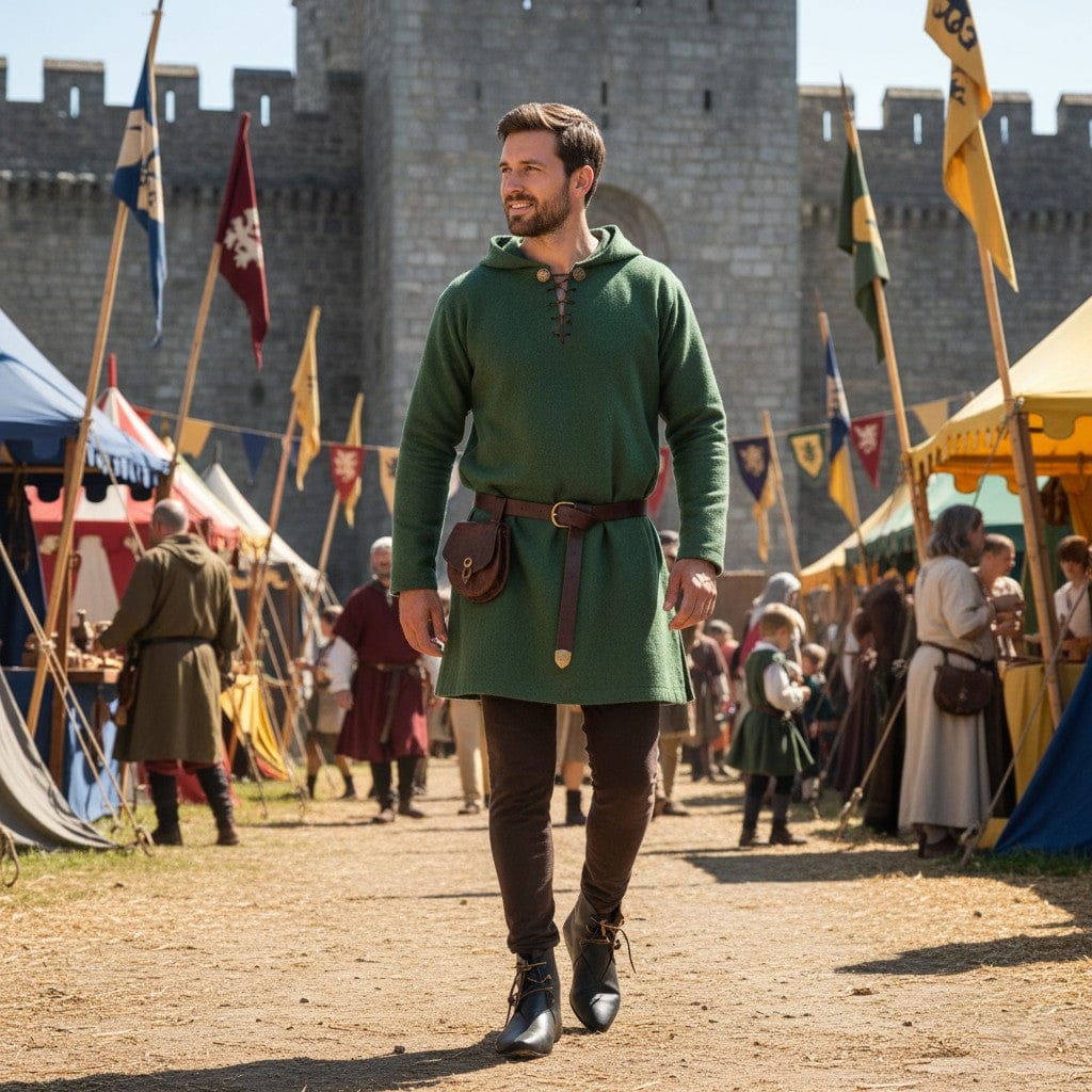 noirtide Custom-Made Medieval Peasant Boots