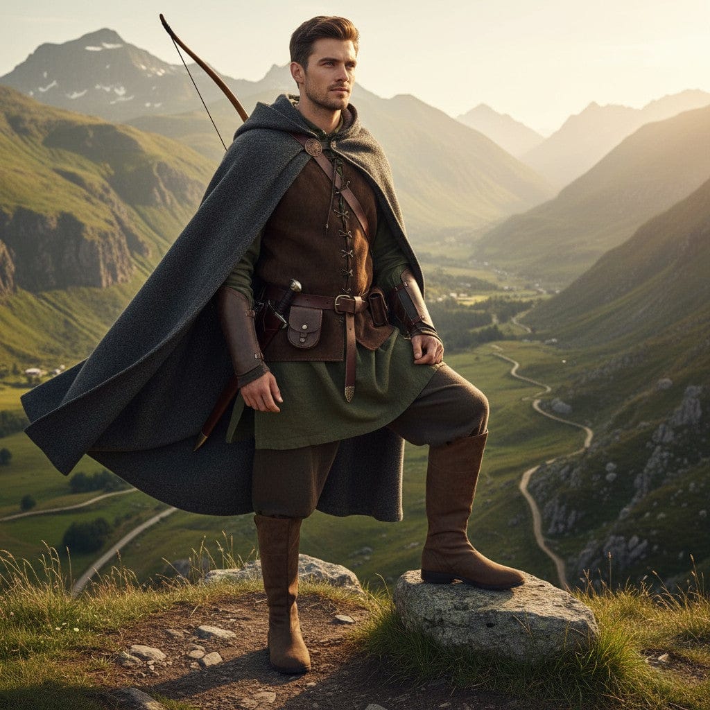 noirtide Custom-Made Medieval Ranger Boots