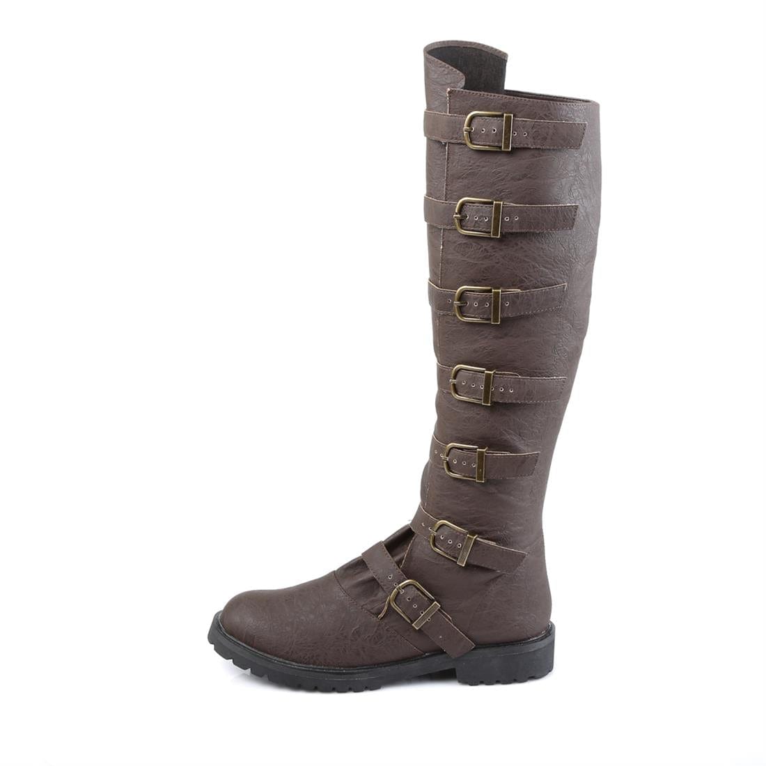noirtide Custom-Made Multi-Buckle Knee High Renaissance Boots