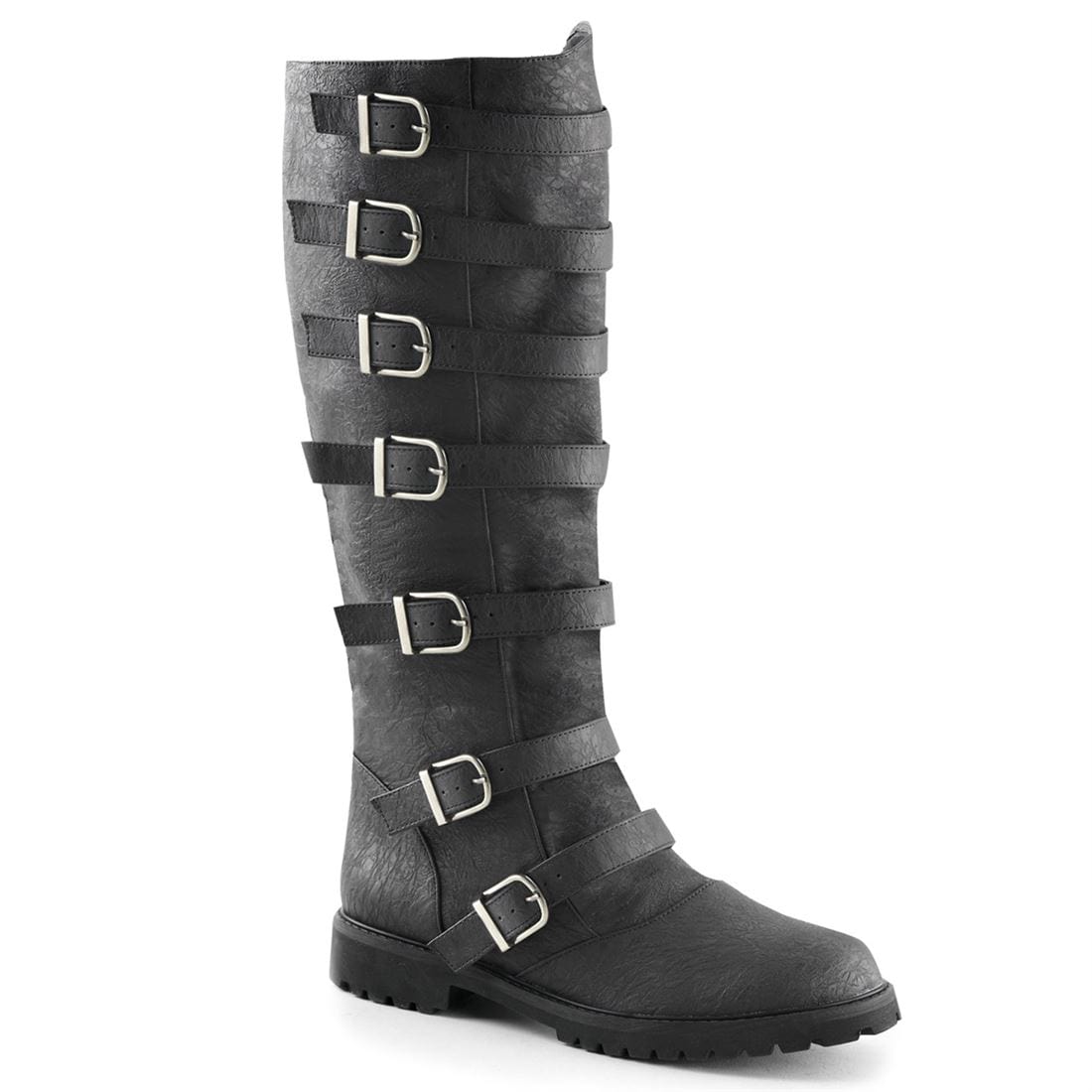 noirtide Custom-Made Multi-Buckle Knee High Renaissance Boots