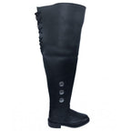 noirtide Custom-Made Pirate Swashbuckler Bucket Top Boots