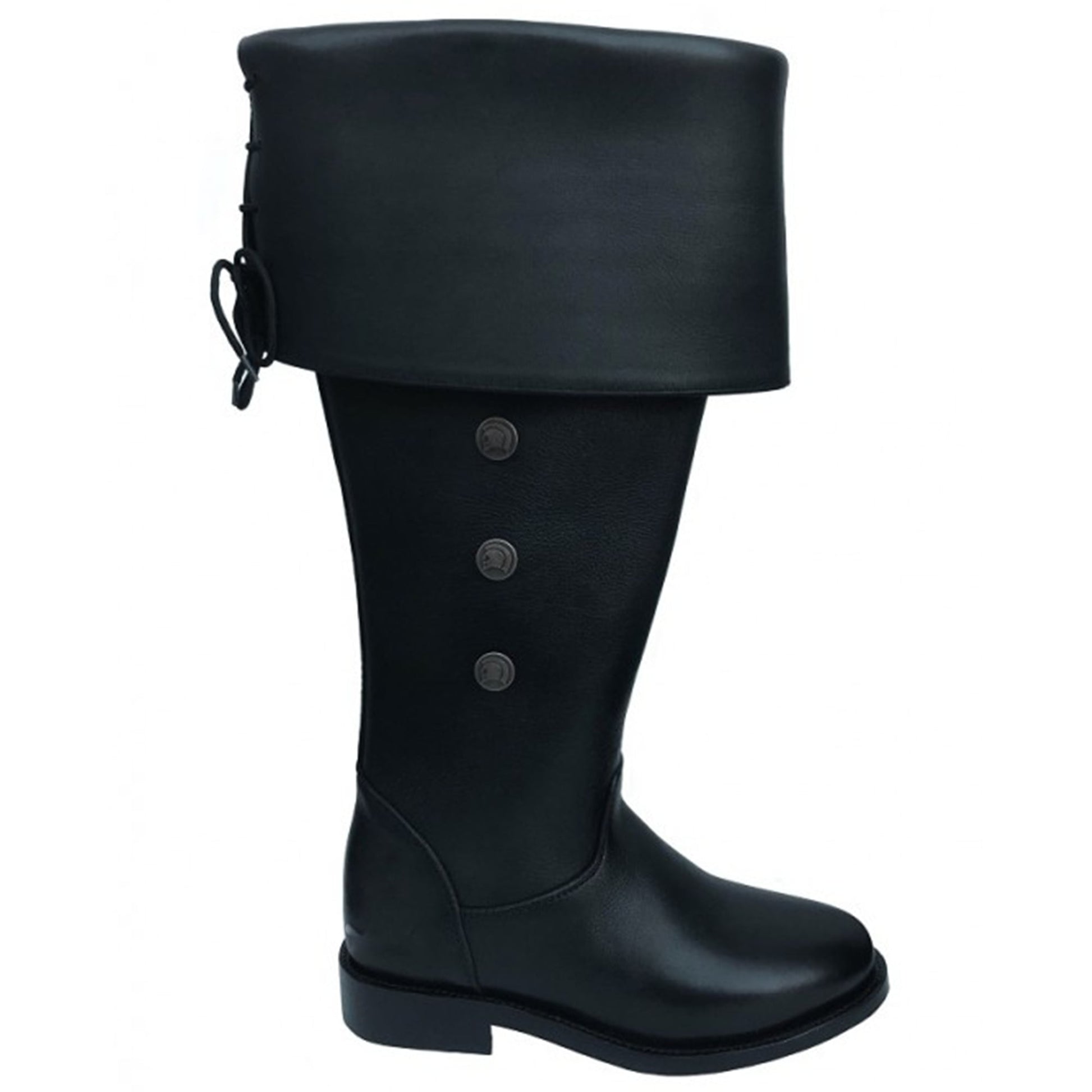 noirtide Custom-Made Pirate Swashbuckler Bucket Top Boots