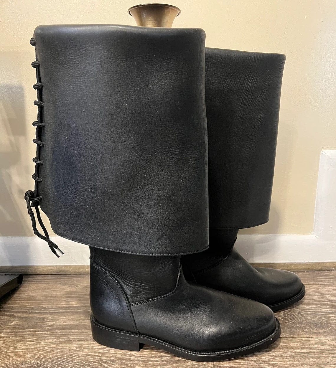 noirtide Custom-Made Pirate Swashbuckler Bucket Top Boots