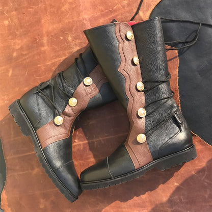 noirtide Custom-Made Renaissance Knee Hight Boots