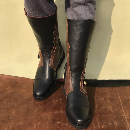 noirtide Custom-Made Renaissance Knee Hight Boots