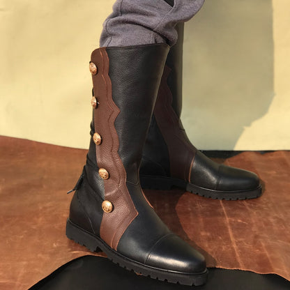 noirtide Custom-Made Renaissance Knee Hight Boots