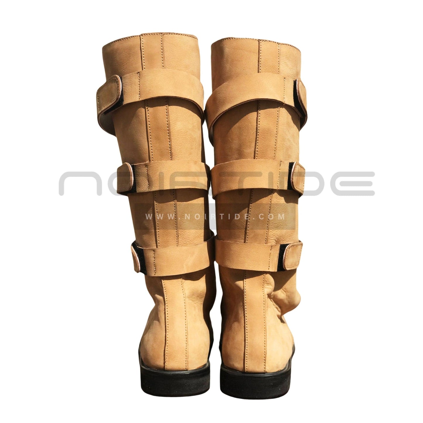 noirtide Custom-Made Star Wars Luke Skywalker Boots - Suede Brown
