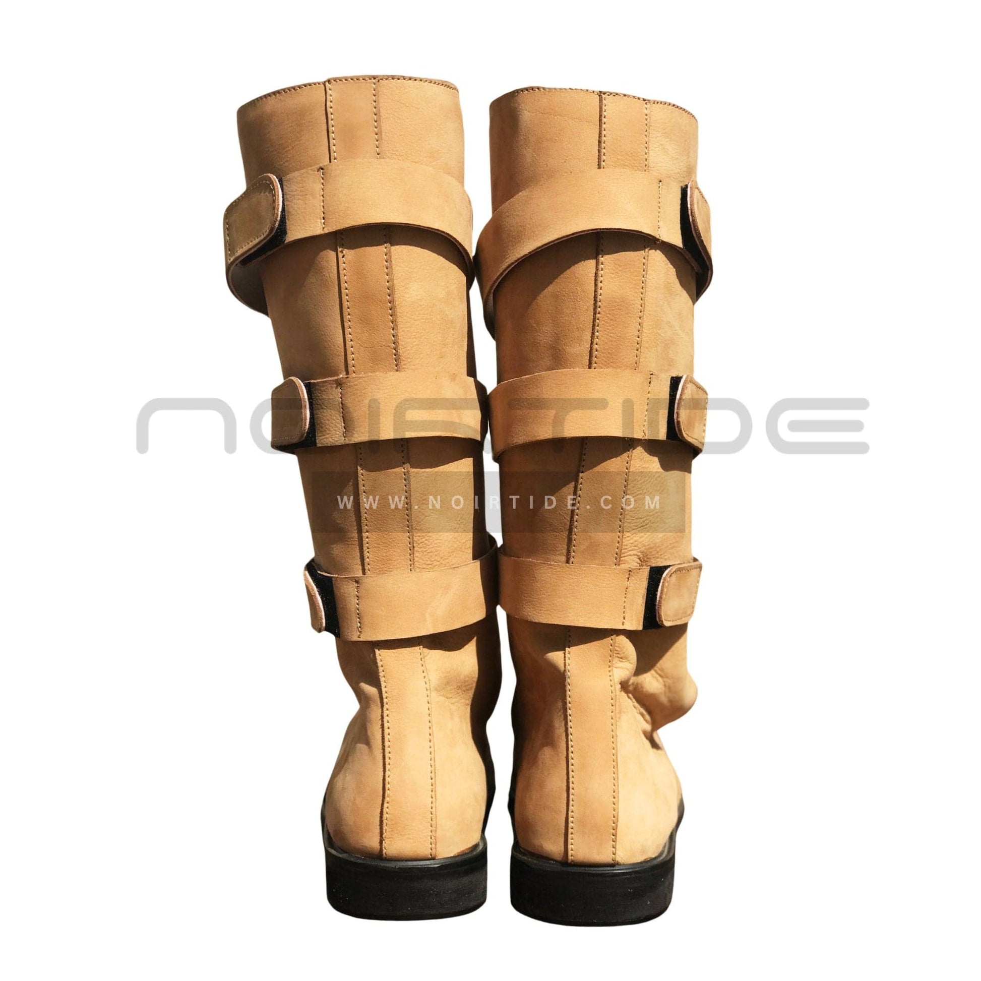 noirtide Custom-Made Star Wars Luke Skywalker Boots - Suede Brown