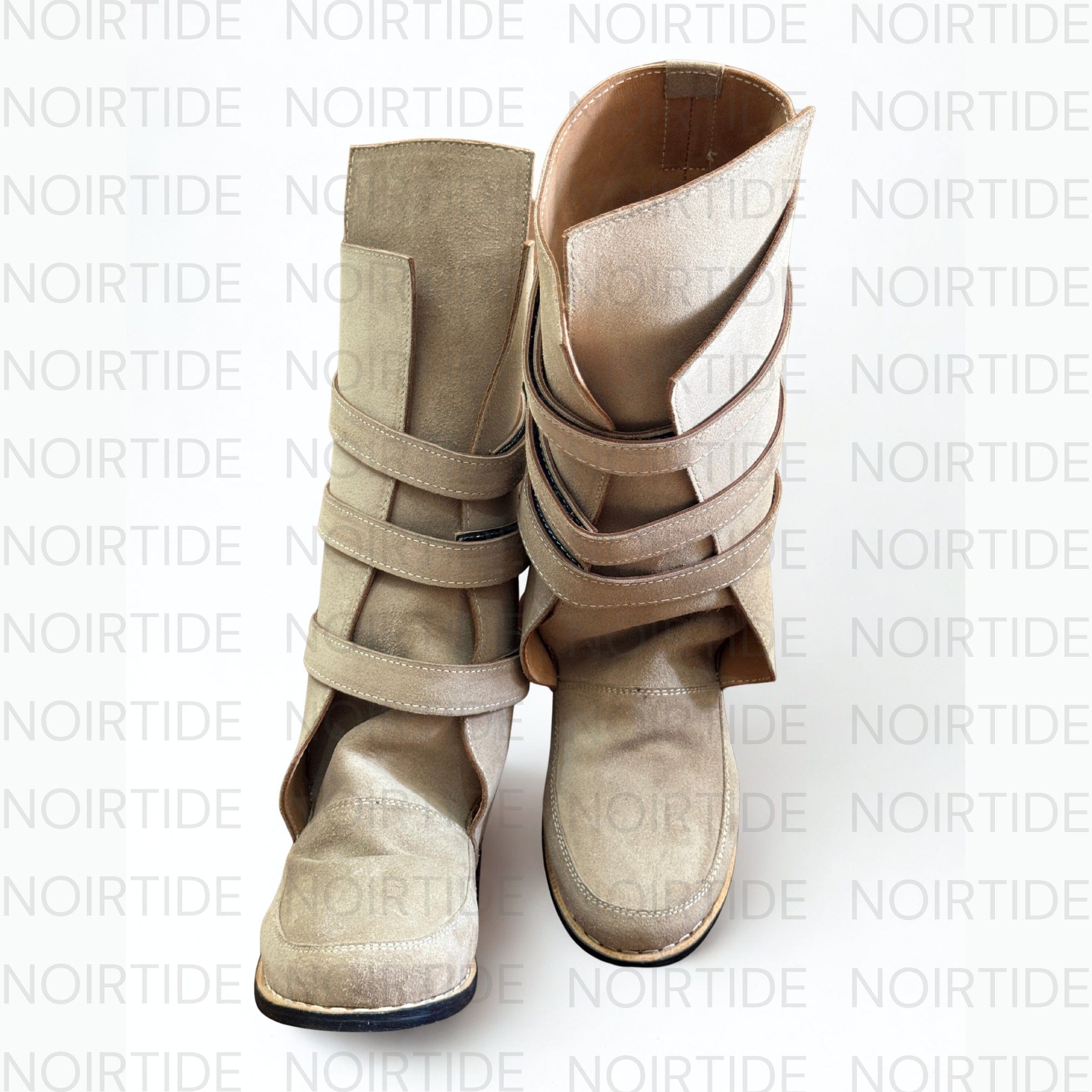noirtide Custom-Made Star Wars Luke Skywalker Boots - Suede Brown