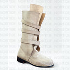 noirtide Custom-Made Star Wars Luke Skywalker Boots - Suede Brown