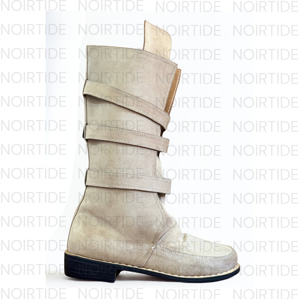 noirtide Custom-Made Star Wars Luke Skywalker Boots - Suede Brown