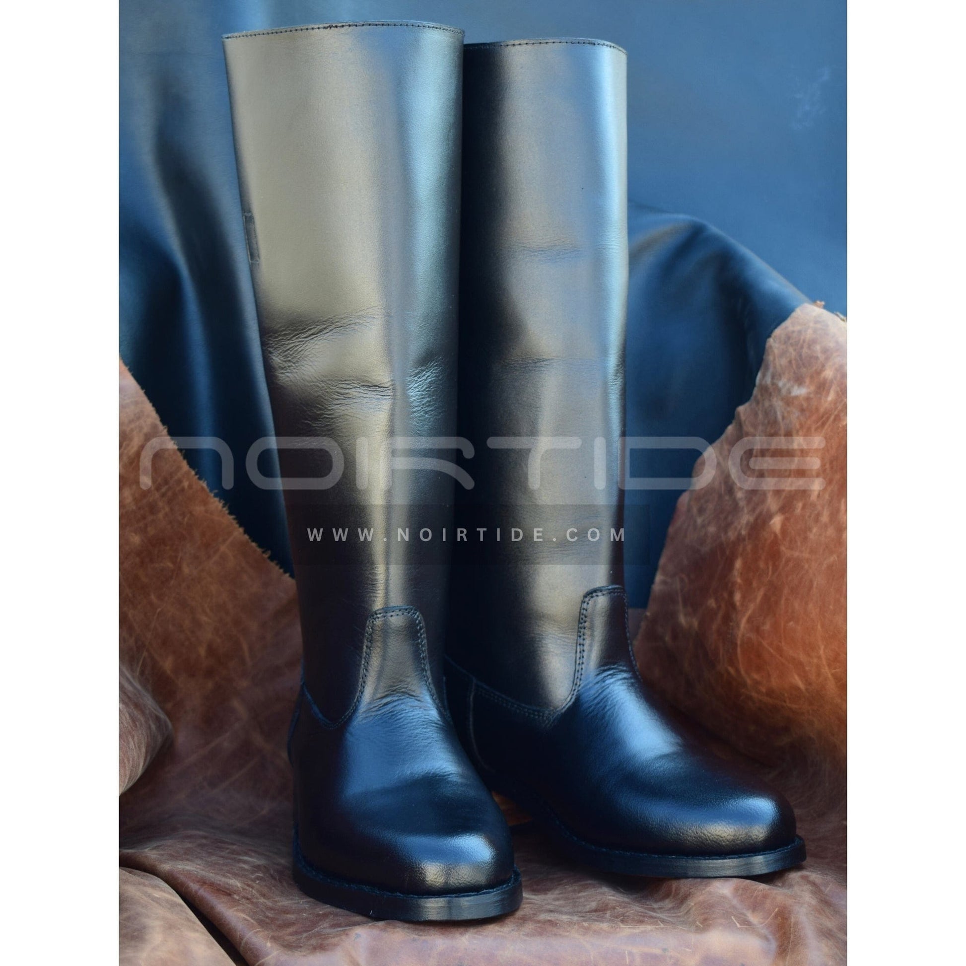 noirtide Customize High Heel Imperial Officer Boot