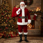 noirtide Customize Santa Calus Boots with Detachable Fur