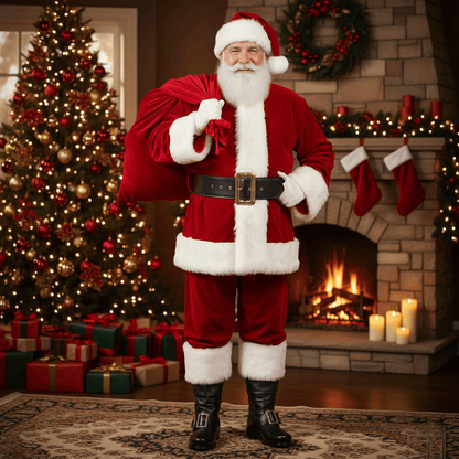 noirtide Customize Santa Calus Fur Boots