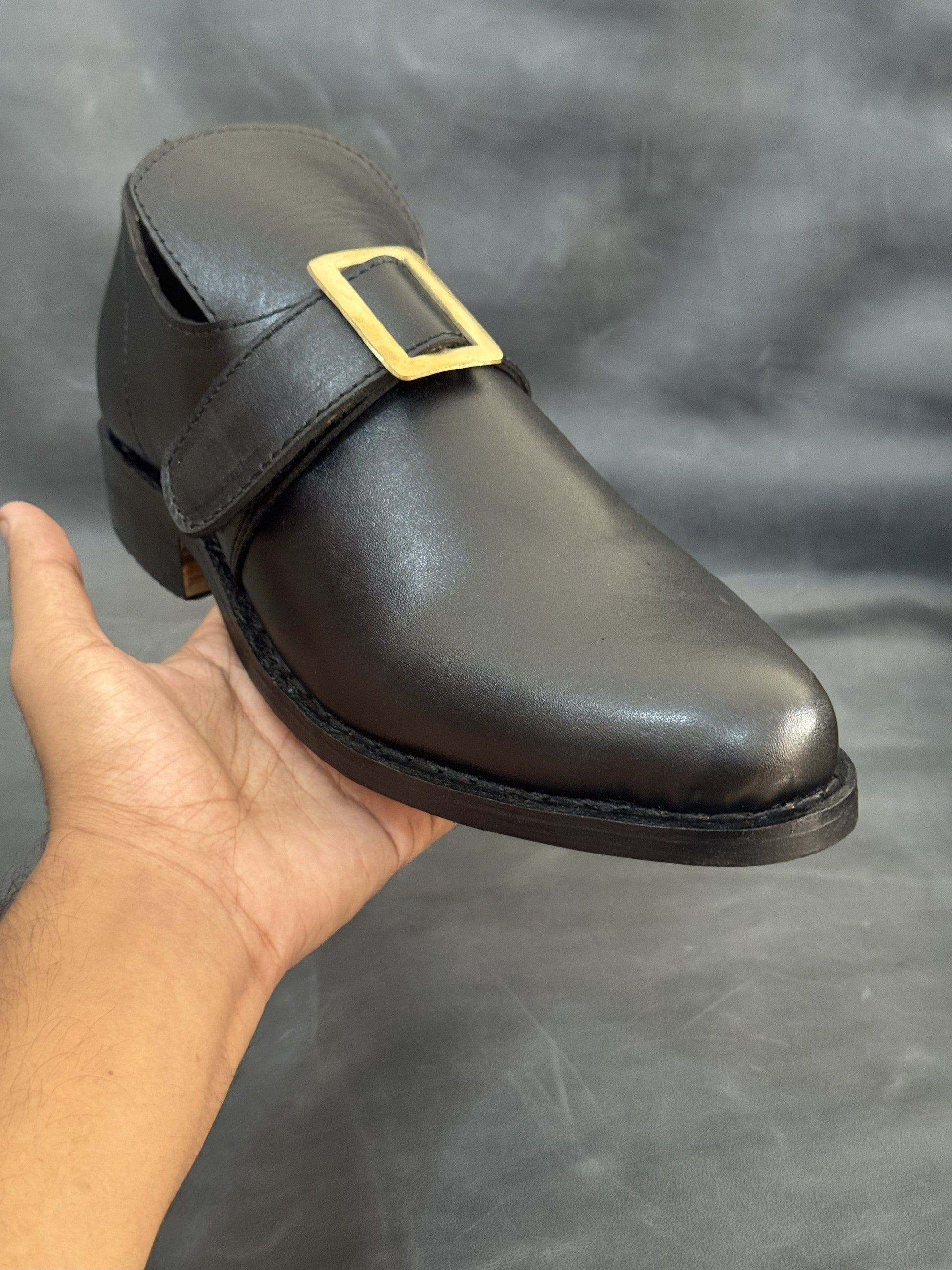 noirtide Customzie Colonial Puritan 17th 18th Century English Historical Period Costume Shoes