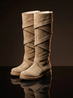 Daenerys Targaryen Game of Thrones cosplay boots in beige natural — handmade by NOIRTIDE