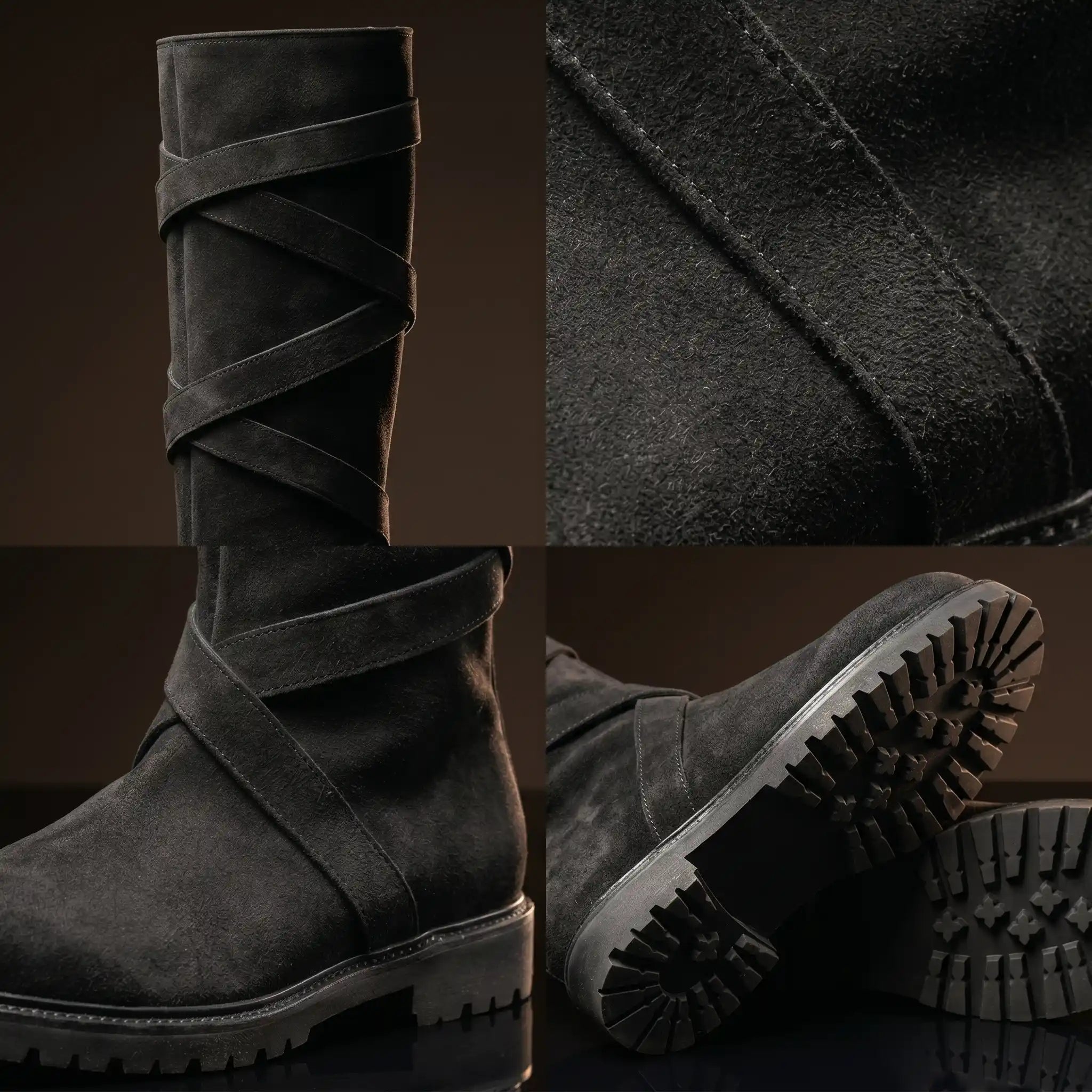 Leather texture on NOIRTIDE Daenerys Targaryen cosplay boots
