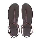 Noirtide Dark Brown Strapped Sandal for Women