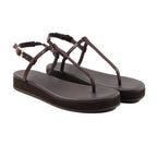 Noirtide Dark Brown Strapped Sandal for Women