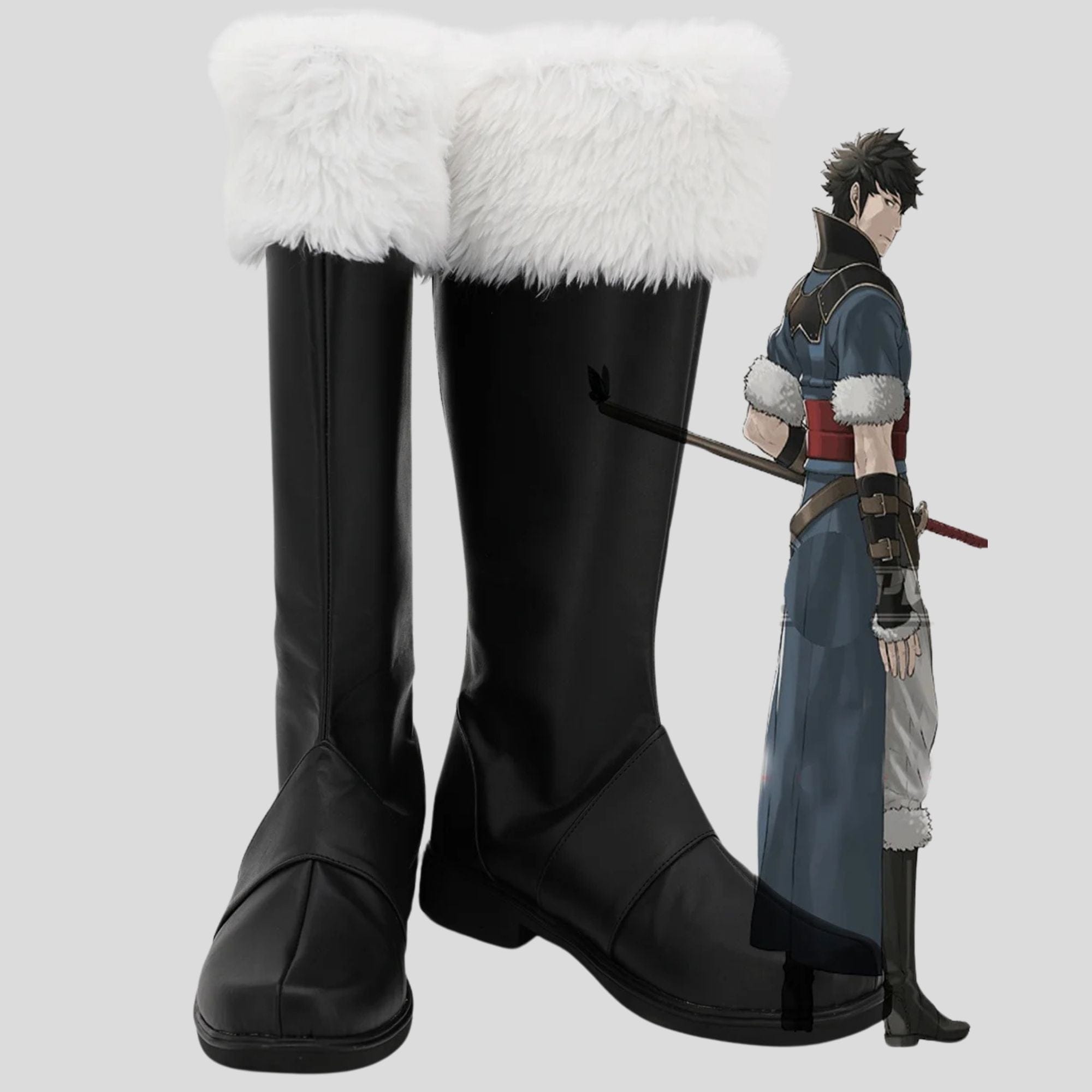 noirtide Fire Emblem Lon'zu Cosplay Boots