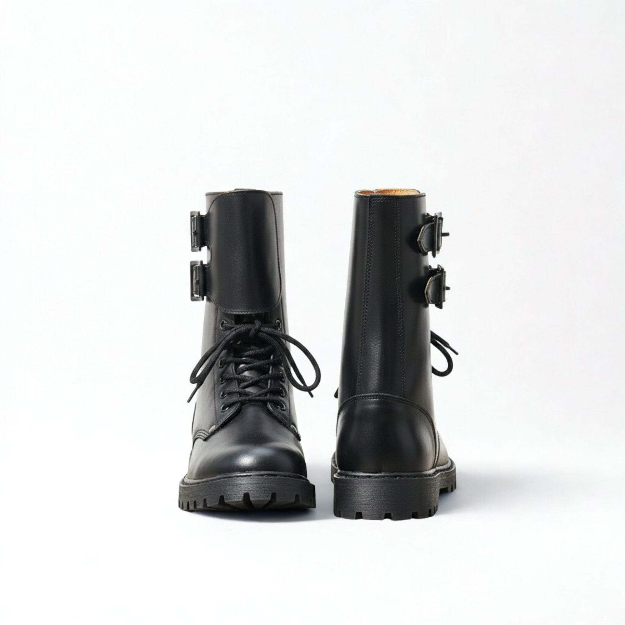 noirtide French Army Ranger Buckle Boots