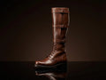 Fury US Cavalry 3-buckle leather boots — handmade by NOIRTIDE