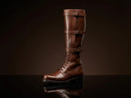 Fury US Cavalry 3-buckle leather boots — handmade by NOIRTIDE
