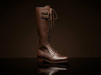 Brown leather texture on NOIRTIDE German SA Kampfzeit tall boots