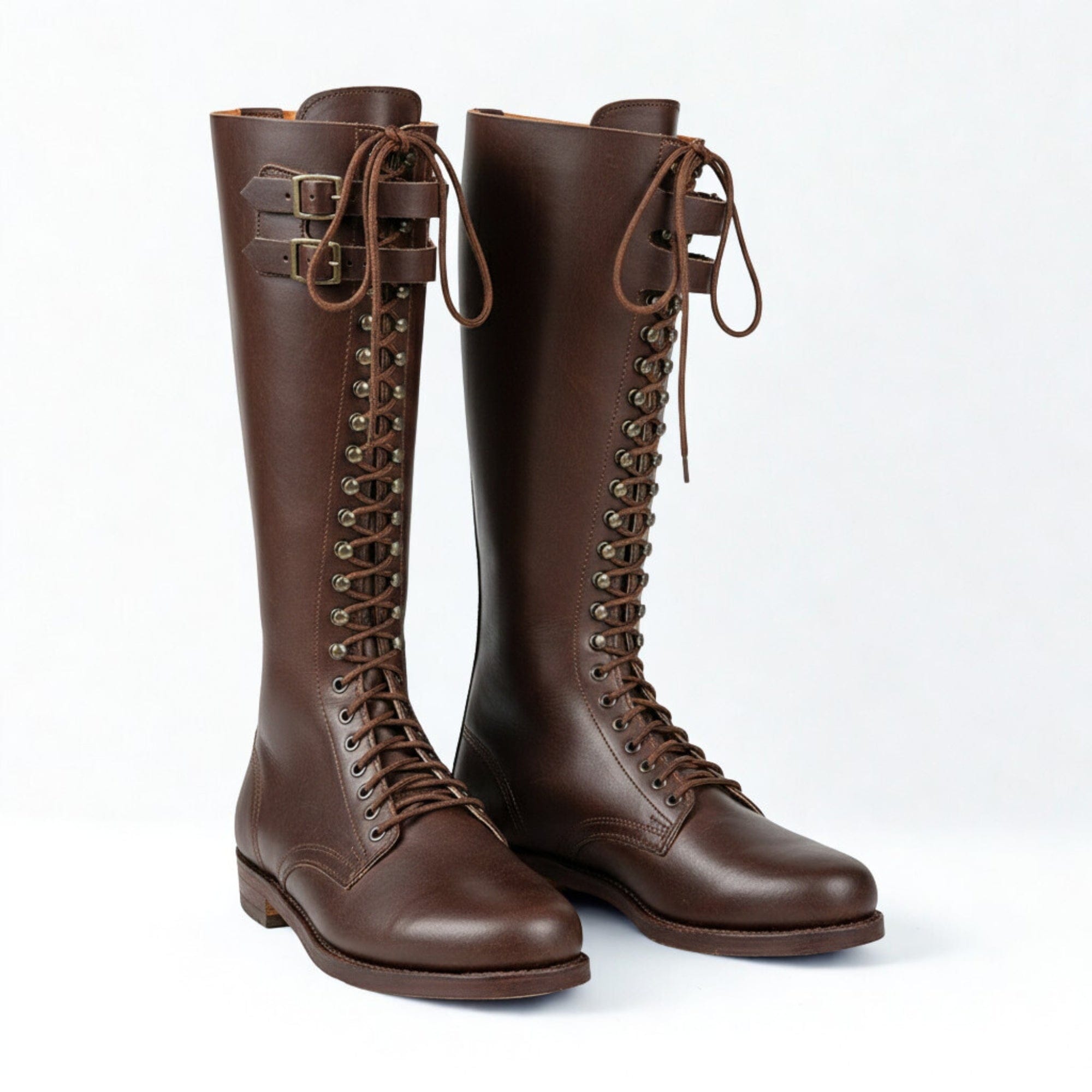 noirtide German SA Kampfzeit Tall Leather Boots