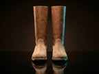 Front view of NOIRTIDE customisable German WWII jackboots