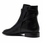 noirtide Handmade Custom Black Claf Leather Women Jodhpur Boots