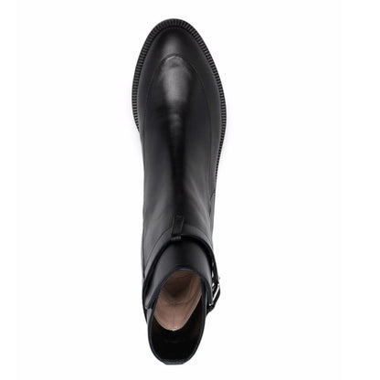 noirtide Handmade Custom Black Claf Leather Women Jodhpur Boots