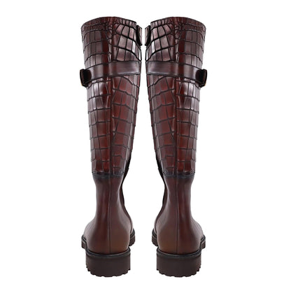 noirtide Handmade Custom Leather Boots For Men