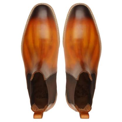 noirtide Handmade, Custom Leather Men Chelsea Boots