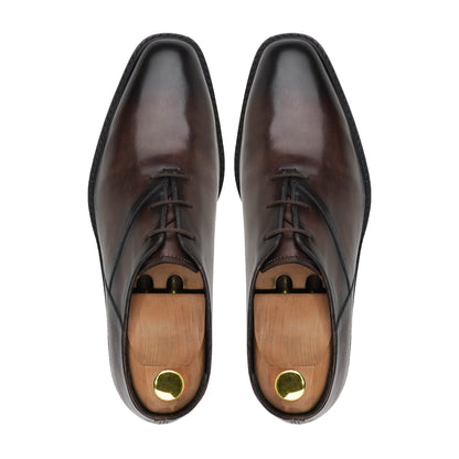 noirtide Handmade, Custom Leather Men Wholecut  Shoes