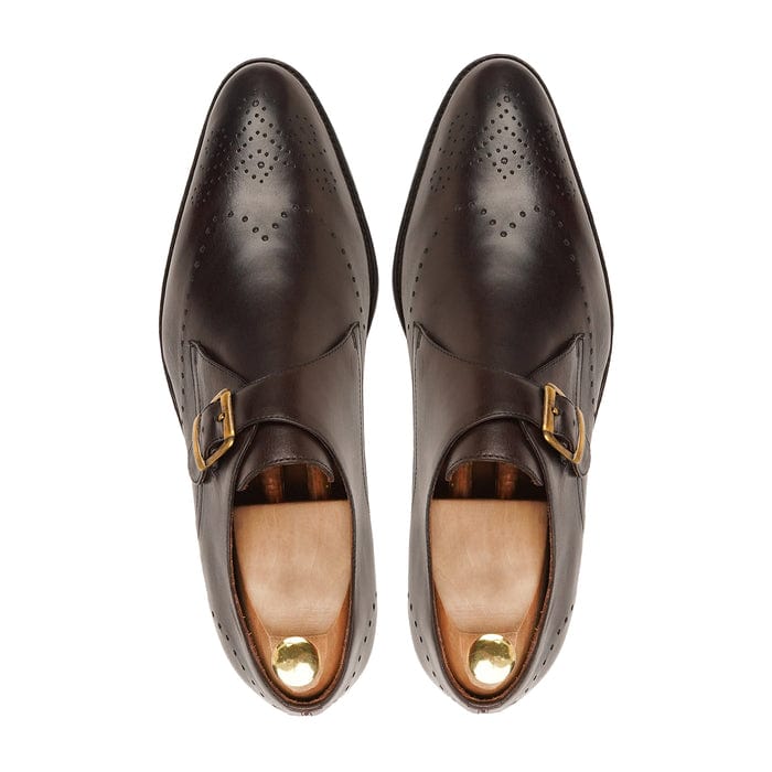 noirtide Handmade, Custom Leather Monkstrap shoes
