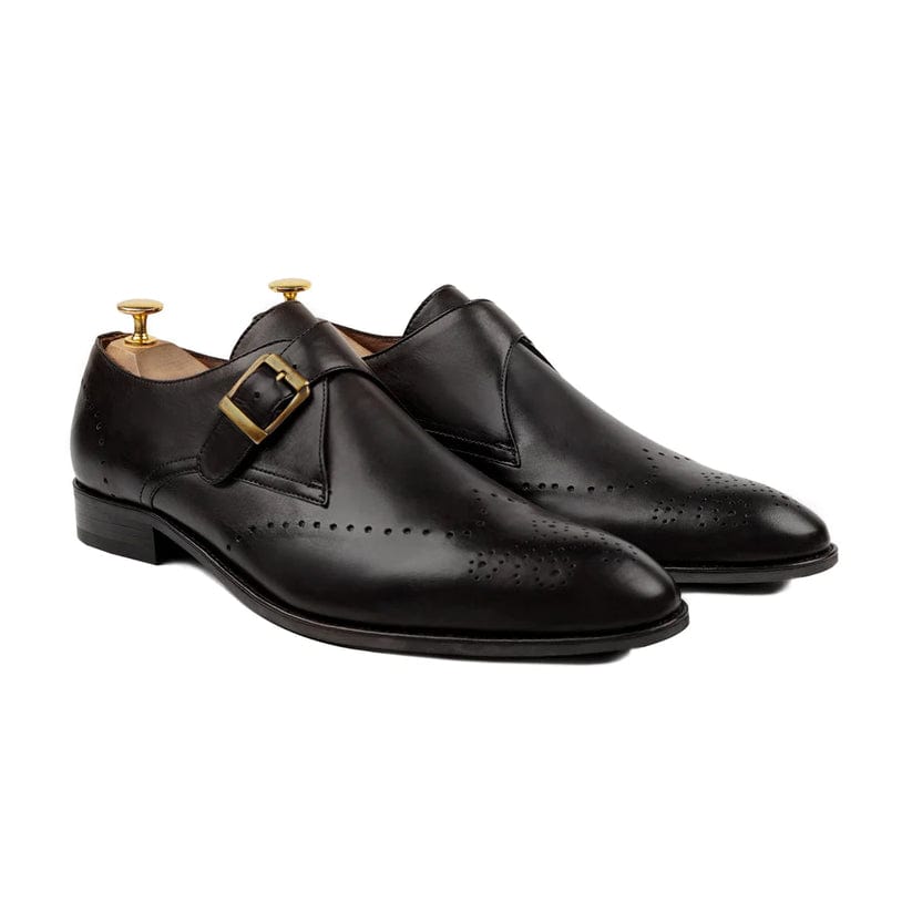 noirtide Handmade, Custom Leather Monkstrap shoes