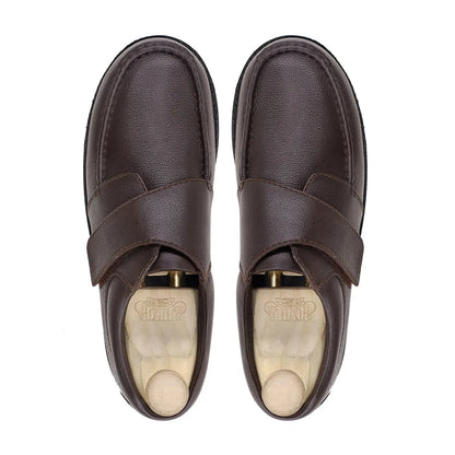 noirtide Handmade Custom Men Brown Leather Shoes